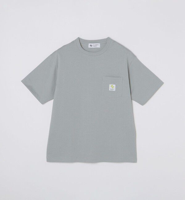 SHIPS「City Ambient Products: スクエアロゴ ポケット Tシャツ」|Tシャツ・カットソー|