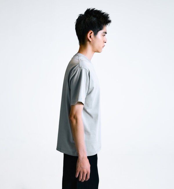 SHIPS「City Ambient Products: スクエアロゴ ポケット Tシャツ」|Tシャツ・カットソー|