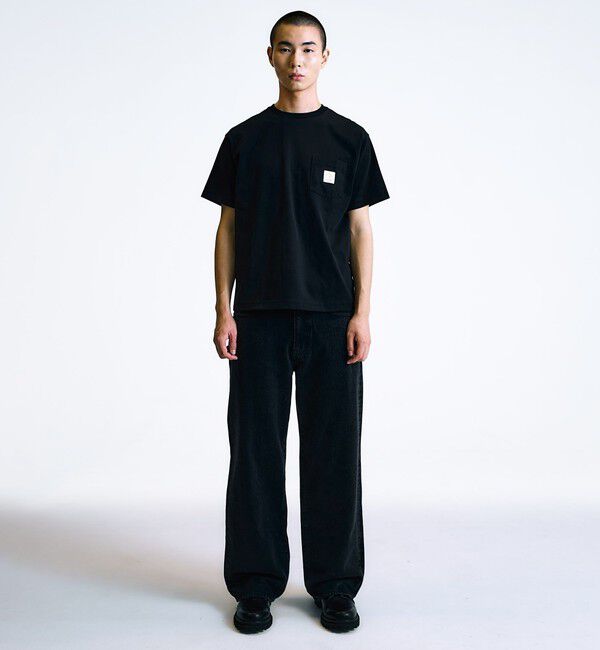 SHIPS「City Ambient Products: スクエアロゴ ポケット Tシャツ」|Tシャツ・カットソー|