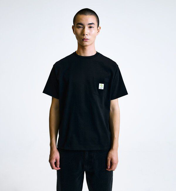 SHIPS「City Ambient Products: スクエアロゴ ポケット Tシャツ」|Tシャツ・カットソー|