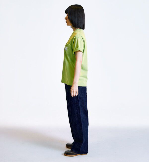 SHIPS「City Ambient Products: スクエアロゴ ポケット Tシャツ」|Tシャツ・カットソー|