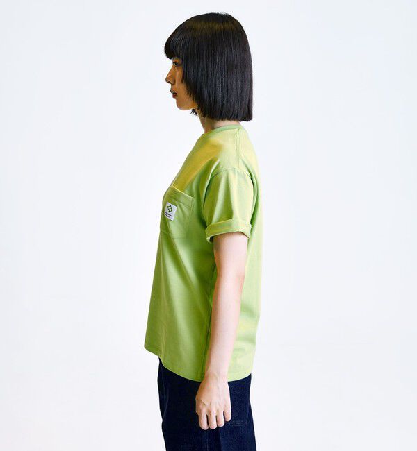 SHIPS「City Ambient Products: スクエアロゴ ポケット Tシャツ」|Tシャツ・カットソー|