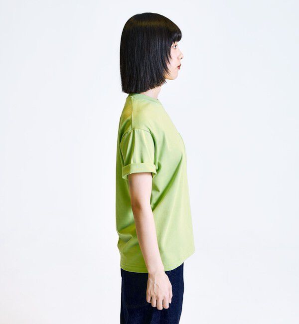 SHIPS「City Ambient Products: スクエアロゴ ポケット Tシャツ」|Tシャツ・カットソー|