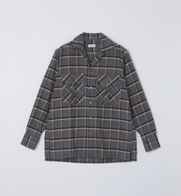 SHIPS「【SHIPS別注】Errico Formicola: ウィンドウペーンチェック オーバーシャツ」|シャツ・ブラウス|