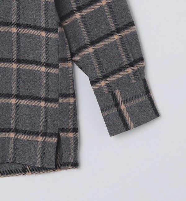 SHIPS「【SHIPS別注】Errico Formicola: ウィンドウペーンチェック オーバーシャツ」|シャツ・ブラウス|