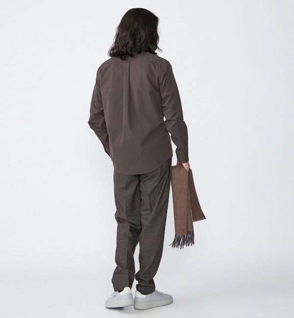 SHIPS「【WEB限定】SHIPS: 防シワ・吸水速乾 Drymix(R)タイプライターミニボタンダウンシャツ」|シャツ・ブラウス|