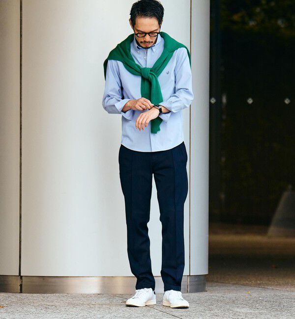 SHIPS「【WEB限定】SHIPS: 防シワ・吸水速乾 Drymix(R)タイプライターミニボタンダウンシャツ」|シャツ・ブラウス|