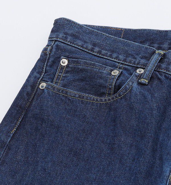 SHIPS「SHIPS: ベーシック 5ポケット ブリーチ デニム パンツ」|デニム|