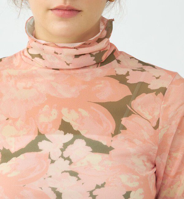 Ballsey「ピオニープリント タートルネックプルオーバー」|Tシャツ・カットソー|