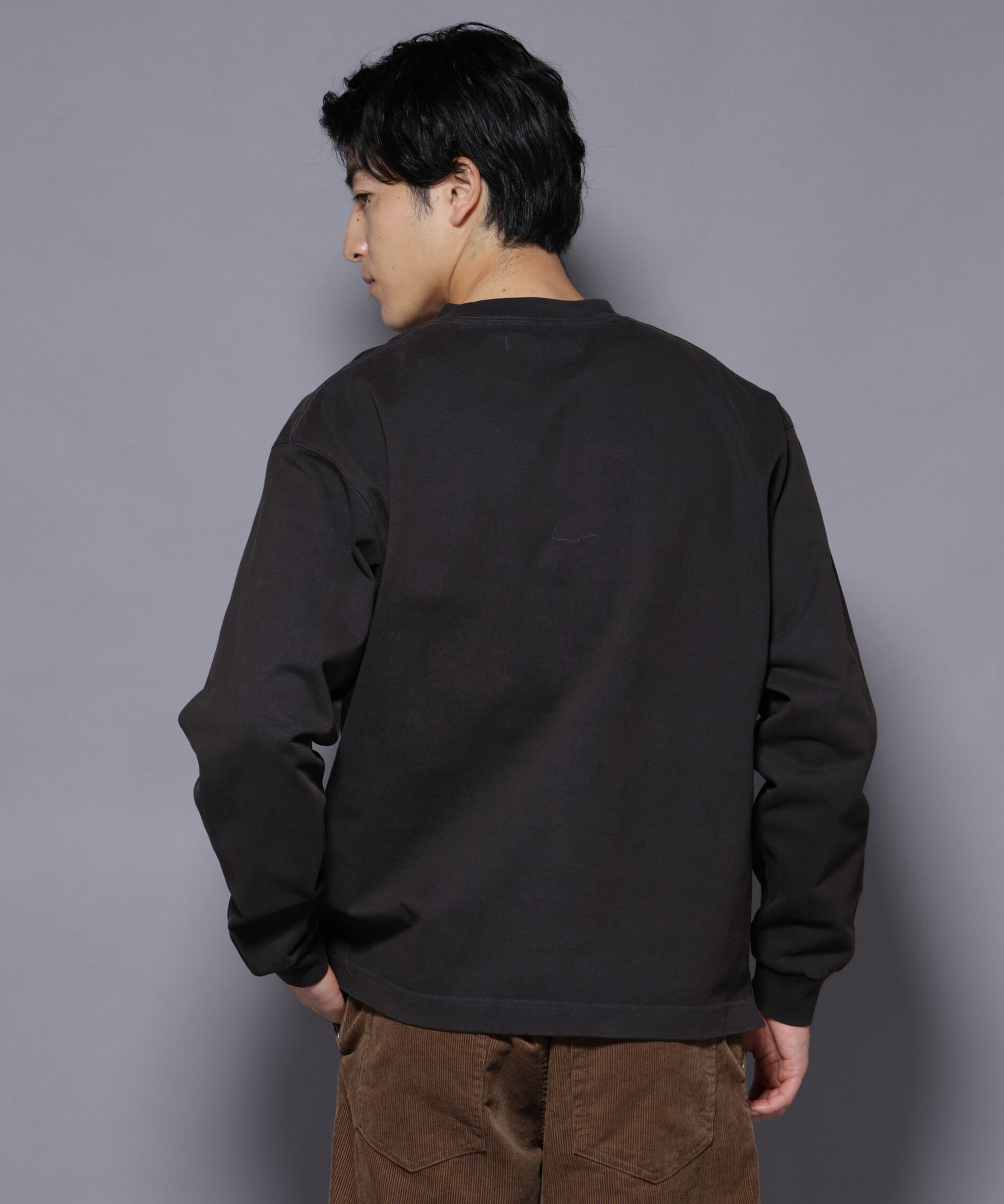 nano･universe「ヘビーオンスワイドプルオーバー 長袖」|Tシャツ・カットソー|