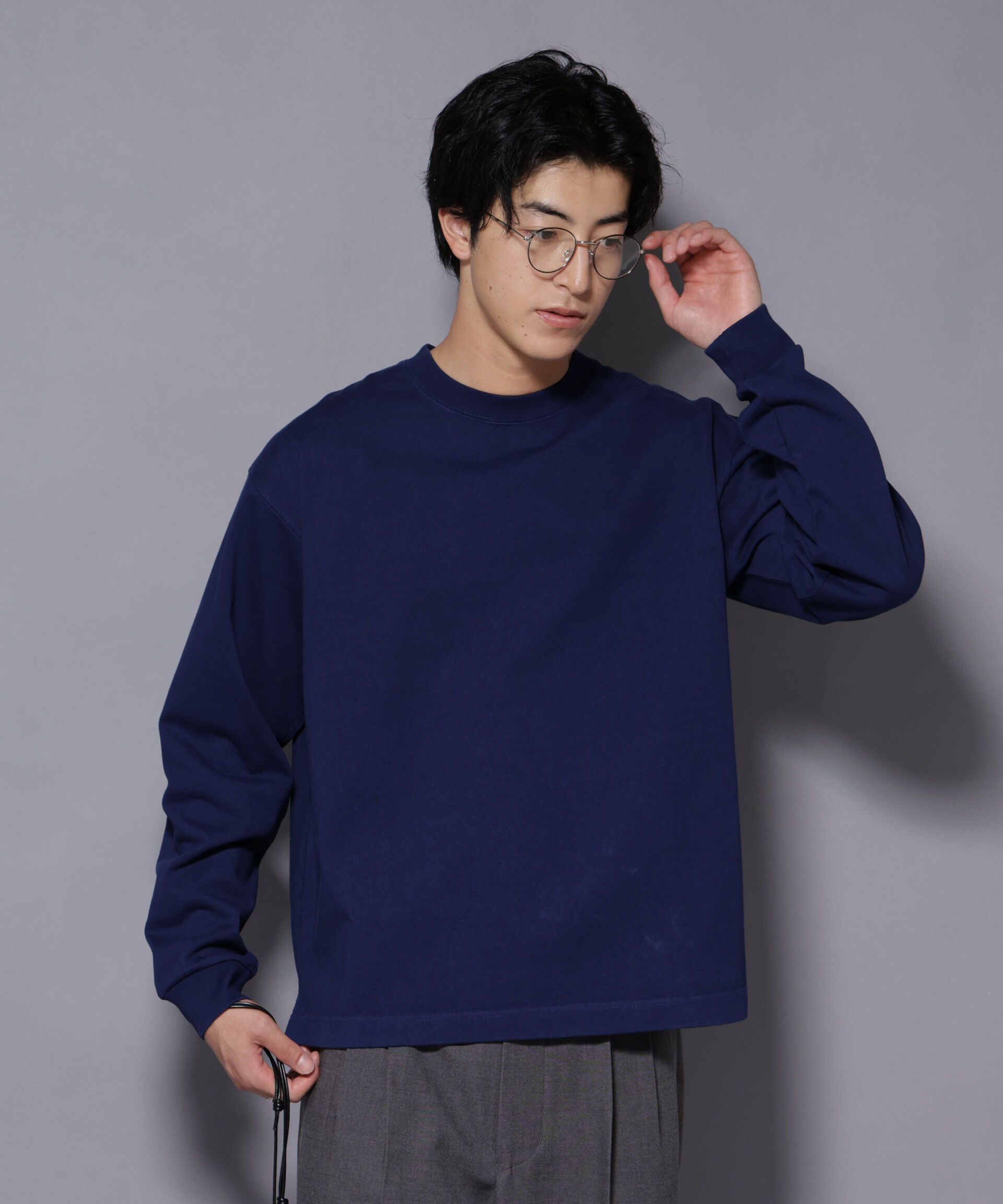 nano･universe「ヘビーオンスワイドプルオーバー 長袖」|Tシャツ・カットソー|