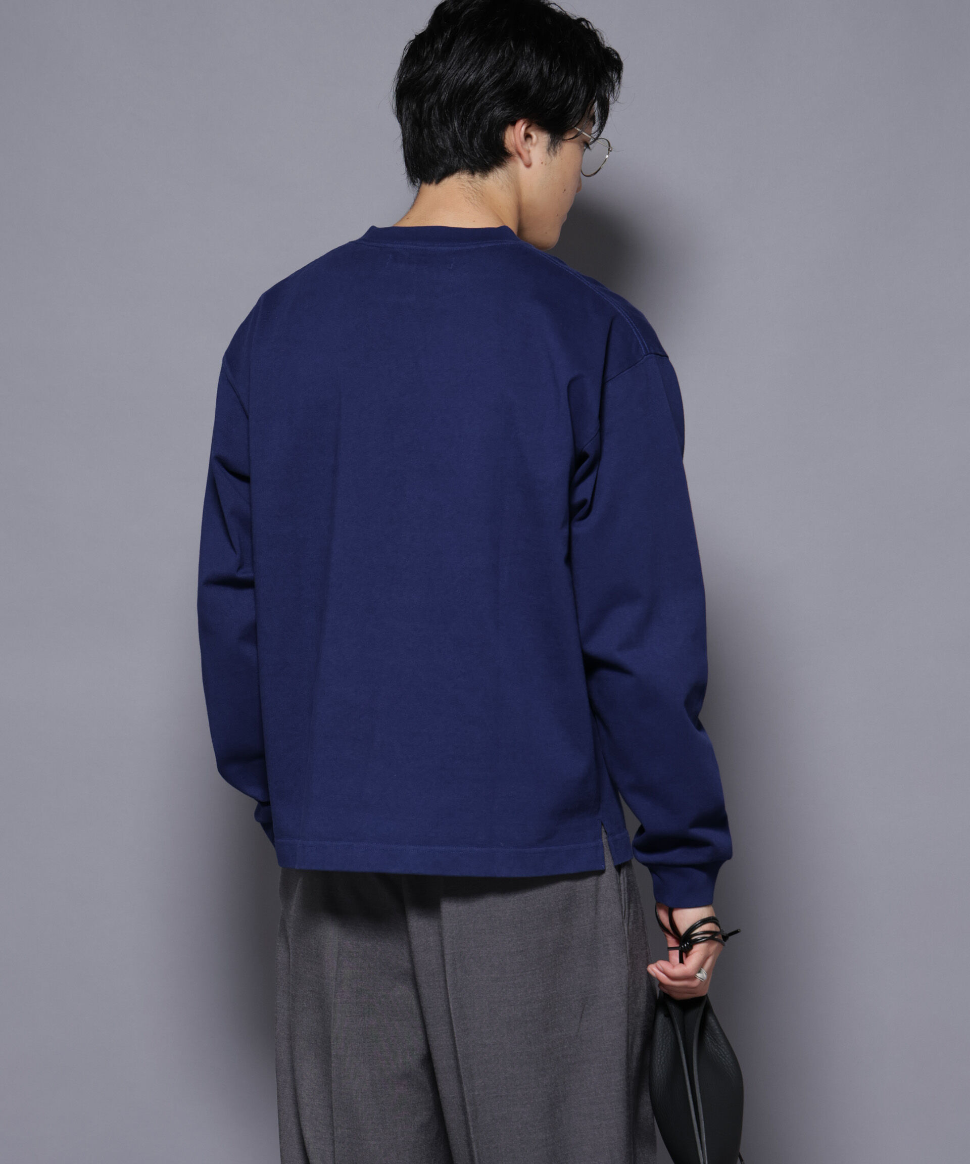 nano･universe「ヘビーオンスワイドプルオーバー 長袖」|Tシャツ・カットソー|