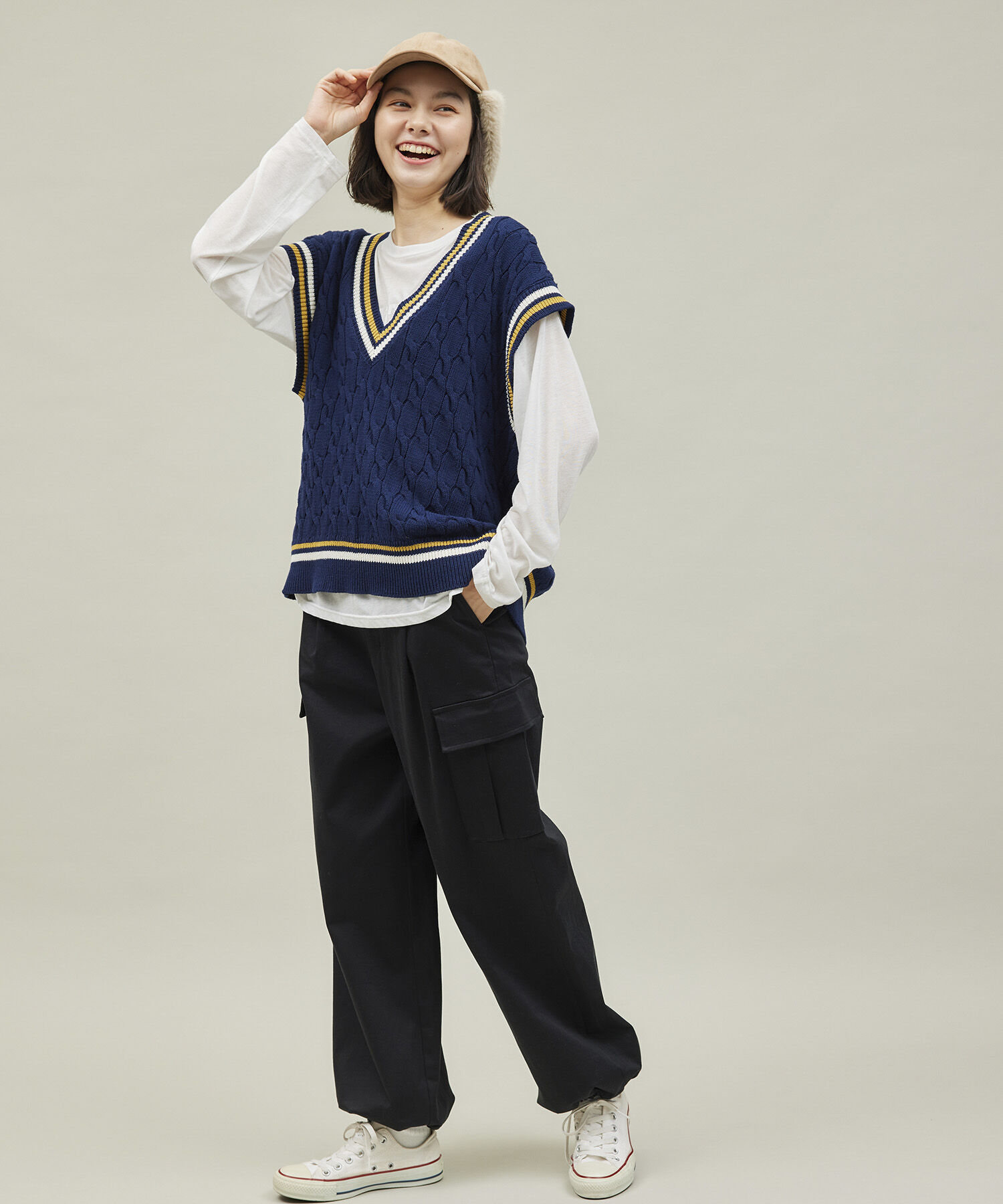 ROPE' PICNIC R「チノカーゴパンツ」|カーゴ|