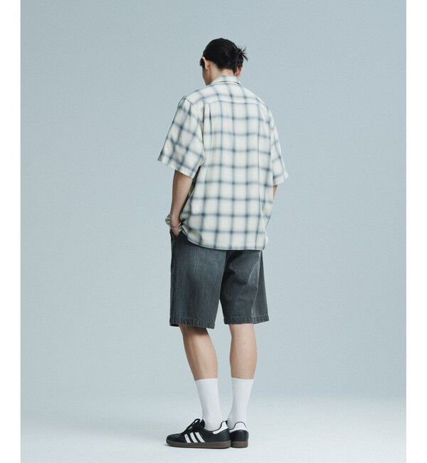 ADAM ET ROPE'「ダメージデニム バギー イージー ショーツ / ADAM ET ROPE' JEANS」|デニム|