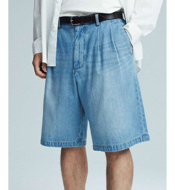 ADAM ET ROPE'「ダメージデニム バギー イージー ショーツ / ADAM ET ROPE' JEANS」|デニム|