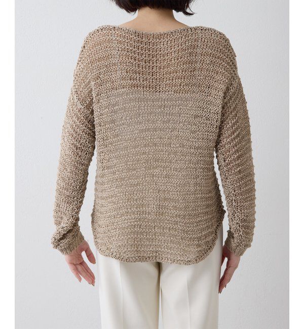  「スエードライクローゲージニット」|ニット・セーター|