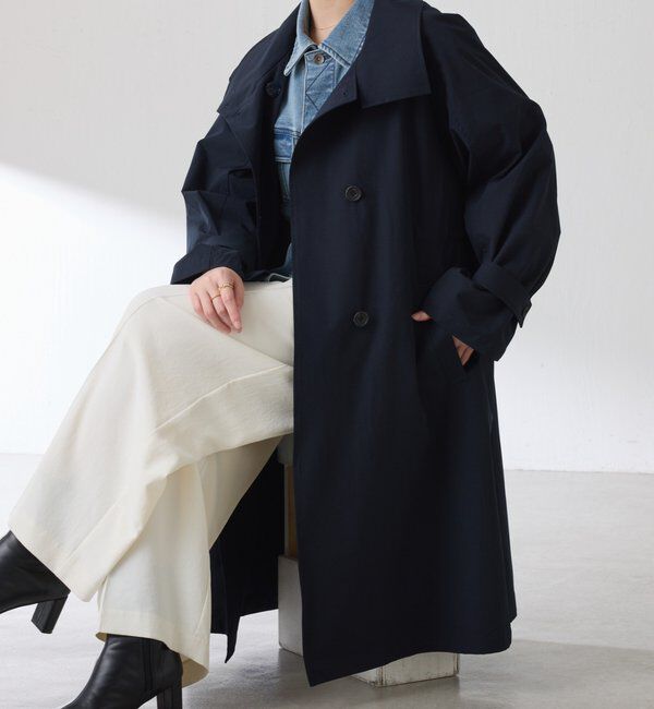  「【手洗いできる/撥水/軽量/ストレッチ】撥水スタンドネックコート」|その他|
