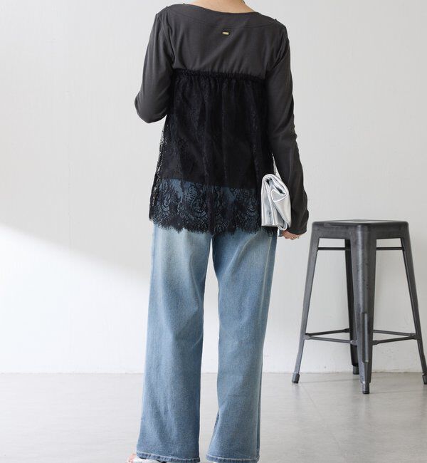  「【PAPILLONNER/パピヨネ】レースレイヤードミニスカート」|その他|