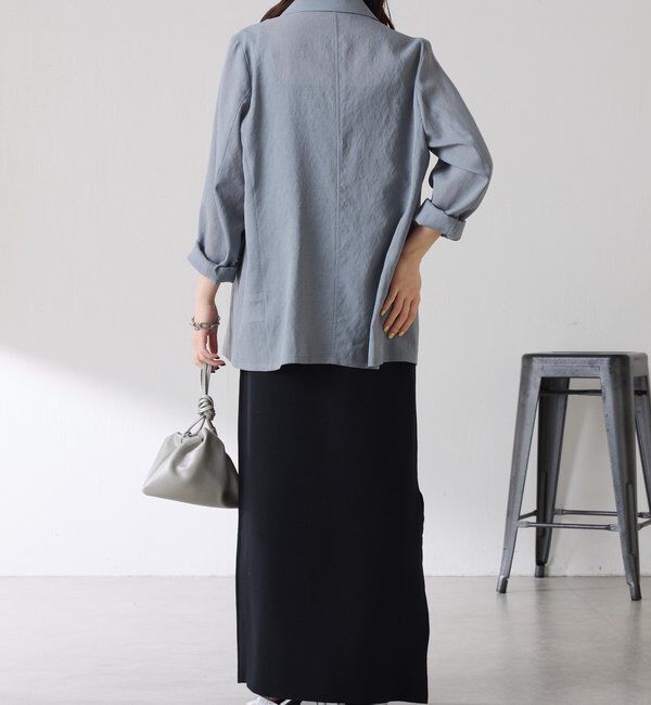  「【前後２通り/２サイズ展開】ミラノリブニットワンピース」|ワンピース|