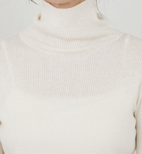  「ハイネックリブニット」|ニット・セーター|