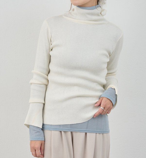  「ハイネックリブニット」|ニット・セーター|