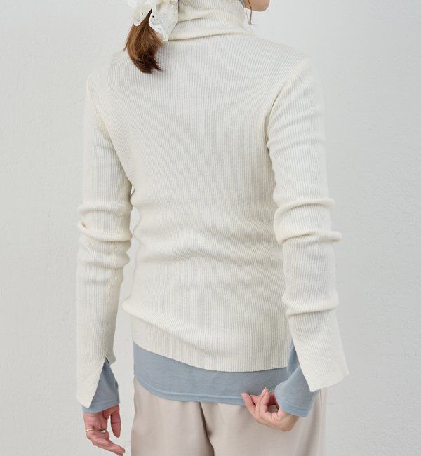  「ハイネックリブニット」|ニット・セーター|