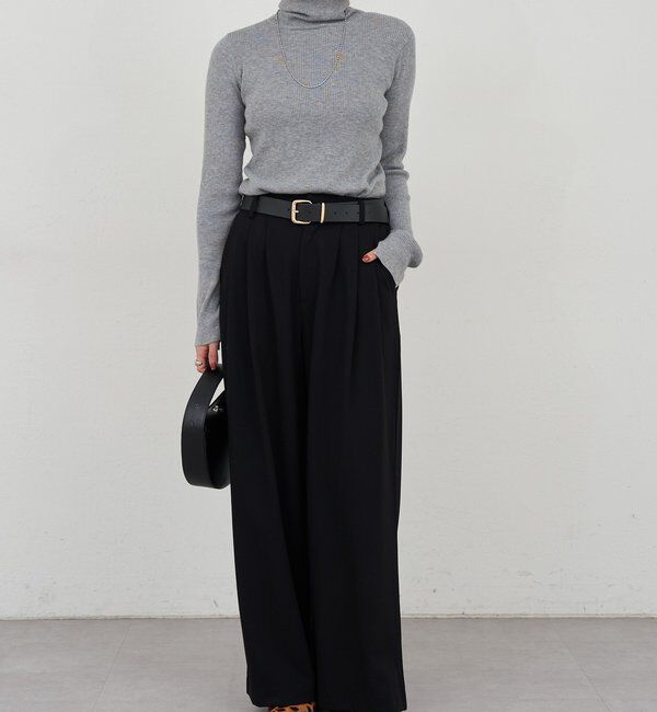  「ハイネックリブニット」|ニット・セーター|