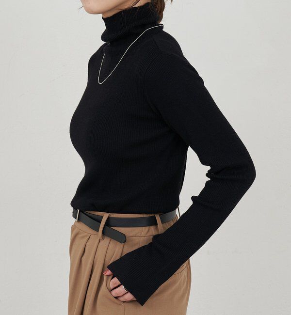  「ハイネックリブニット」|ニット・セーター|