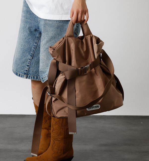 Rouge vif「【OUTDOOR PRODUCTS / アウトドアプロダクツ】2wayTote」|ショルダー・メッセンジャー|