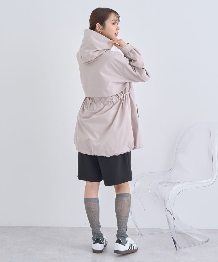 earth music&ecology「ドロストミドル丈パーカー」|ブルゾン・スタジャン|