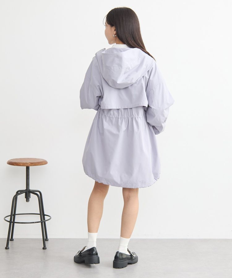 earth music&ecology「ドロストミドル丈パーカー」|ブルゾン・スタジャン|