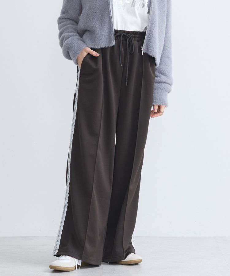 earth music&ecology「レースラインルーズパンツ」|その他|Black