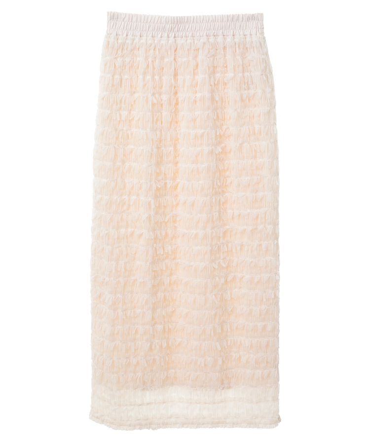 earth music&ecology「フェザーナロースカート」|タイト|