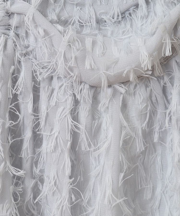 earth music&ecology「フロントギャザーフリンジキャミトップス」|ベスト・ジレ|