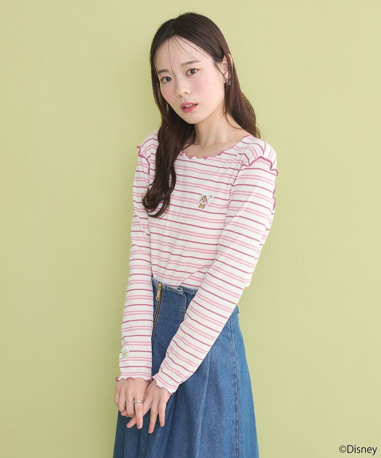 earth music&ecology「チップ&デール/ボーダーメロープルオーバー」|Tシャツ・カットソー|