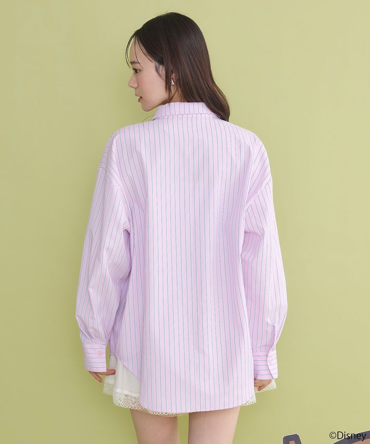 earth music&ecology「チップ&デール/ストライプシャツ」|シャツ・ブラウス|