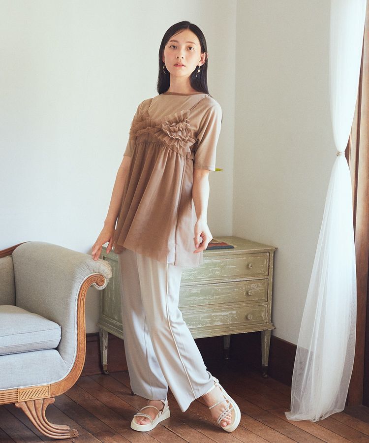 earth music&ecology「とろとろラインパンツ」|その他|