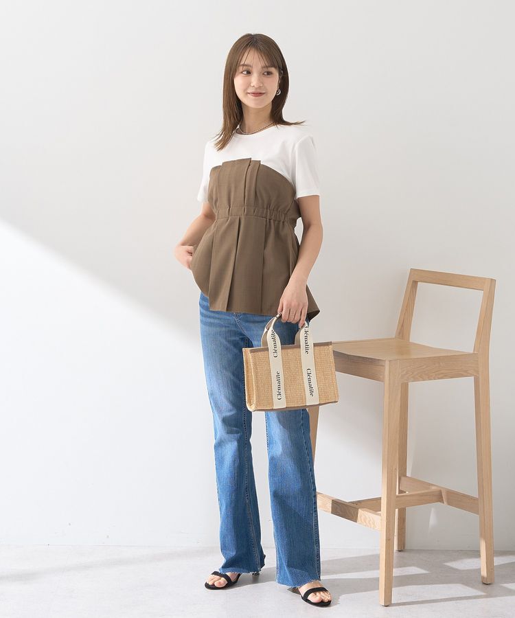 earth music&ecology「ロゴテープトートバッグ」|トートバッグ|