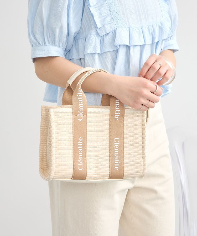 earth music&ecology「ロゴテープトートバッグ」|トートバッグ|