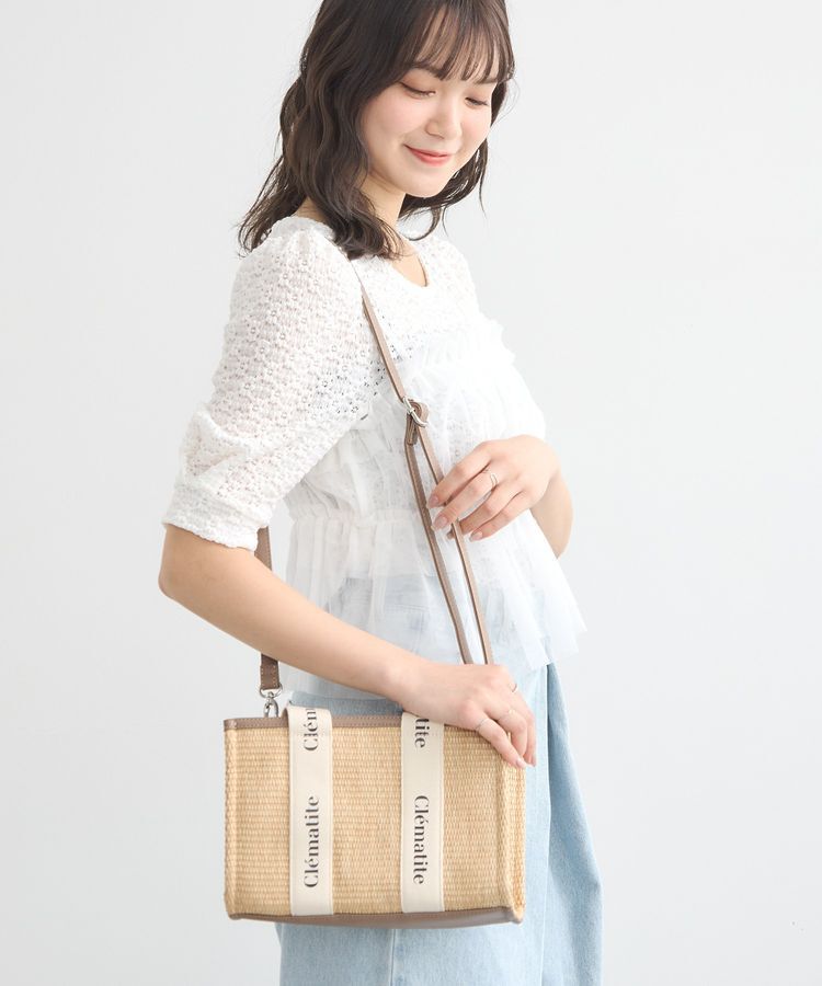 earth music&ecology「ロゴテープトートバッグ」|トートバッグ|