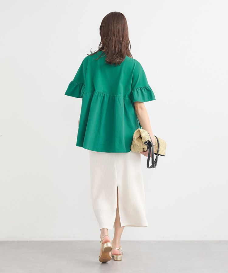 earth music&ecology「選べる丈カットナロースカート」|タイト|