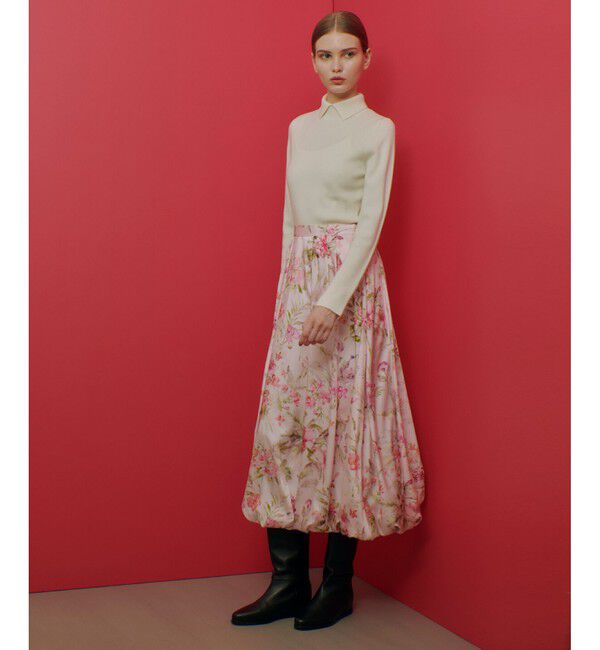 LOULOU WILLOUGHBY「【LOULOU WILLOUGHBY】RATTIソフトフラワプリントバルーンスカート」|スカート|