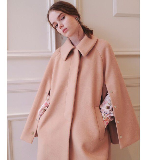 LOULOU WILLOUGHBY「【LOULOU WILLOUGHBY】シャルムビーバーステンカラーコート」|ダッフルコート|