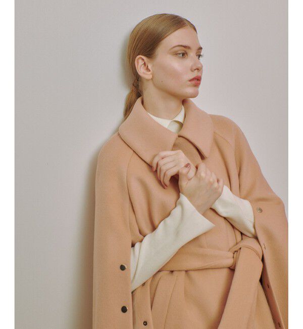 LOULOU WILLOUGHBY「【LOULOU WILLOUGHBY】シャルムビーバーステンカラーコート」|ダッフルコート|