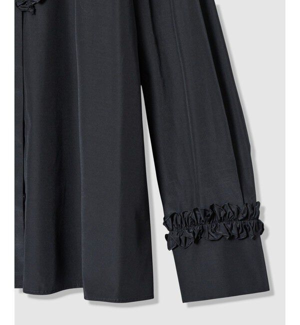 LOULOU WILLOUGHBY「【LOULOU WILLOUGHBY】テクニカルギャザーブラウス」|シャツ・ブラウス|