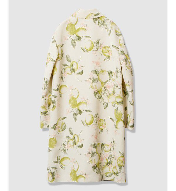 LOULOU WILLOUGHBY「【LOULOU WILLOUGHBY】RATTIレモン柄ステンカラーコート」|ダッフルコート|