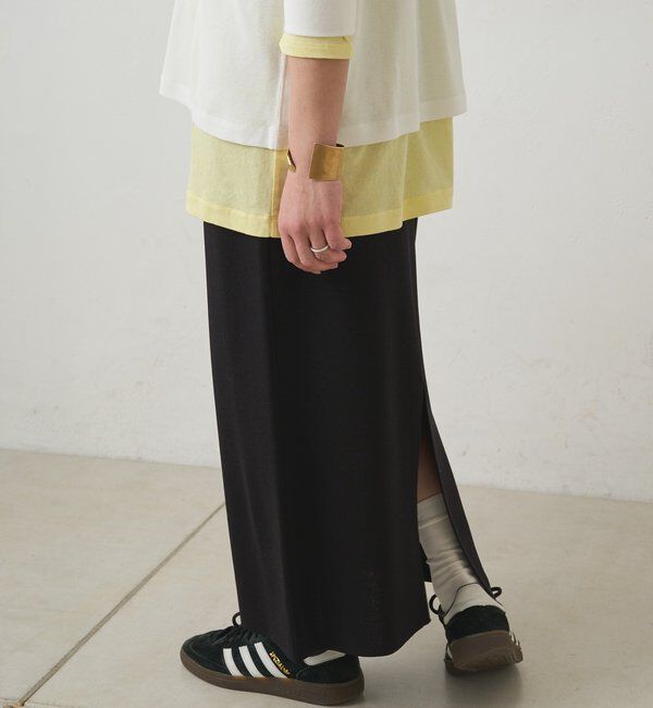  「＼累計1万枚突破！／《-3㎏見え》【Du noir】ナロースカート」|スカート|