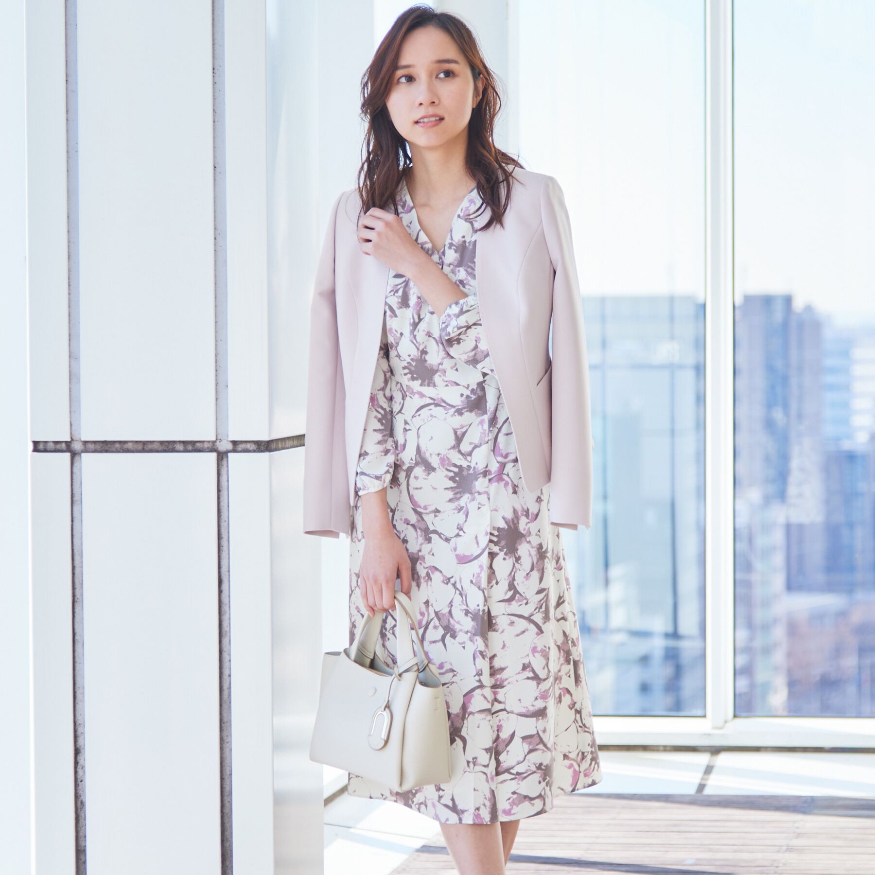 COUP DE CHANCE「【洗える／日本製】オリジナルプリントのワンピース」|ワンピース|