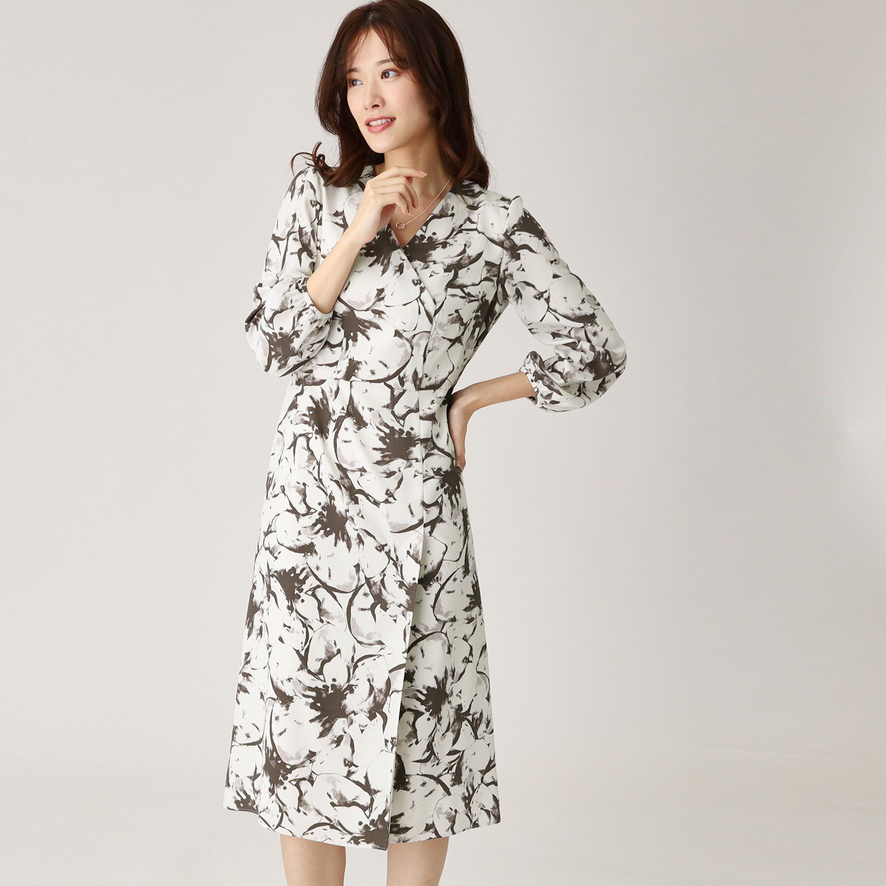 COUP DE CHANCE「【洗える／日本製】オリジナルプリントのワンピース」|ワンピース|