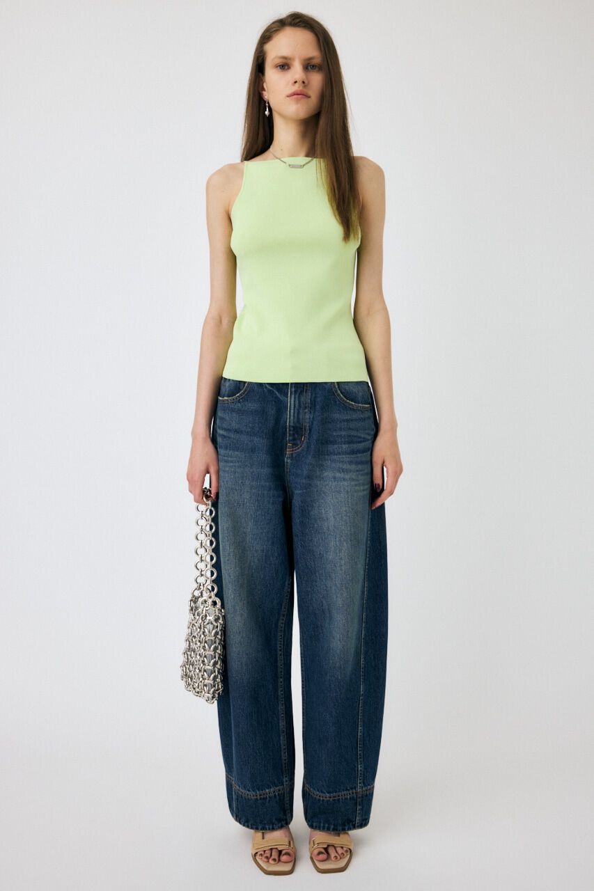 MOUSSY「SQUARE LINE ニットキャミ」|キャミソール|